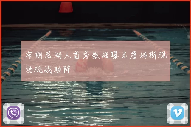 布朗尼湖人首秀数据曝光詹姆斯现场观战助阵