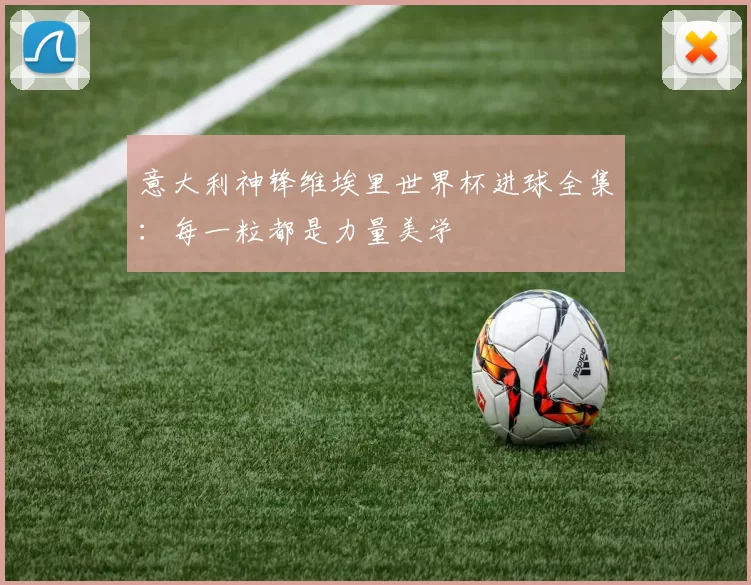 意大利神锋维埃里世界杯进球全集:每一粒都是力量美学